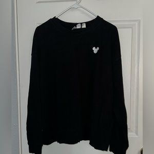 black mickey sweater